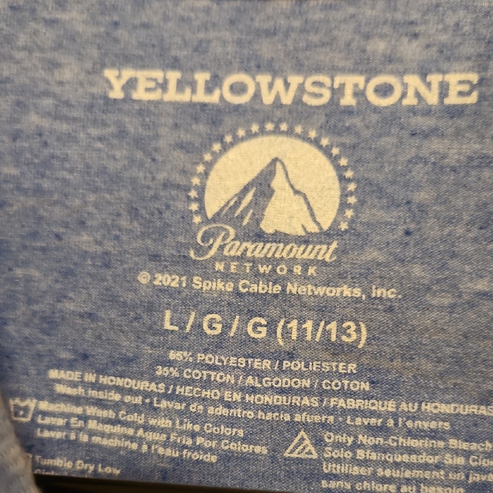 Yellowstone Women's Blue Short Sleeve Tee - Picture 2 of 3